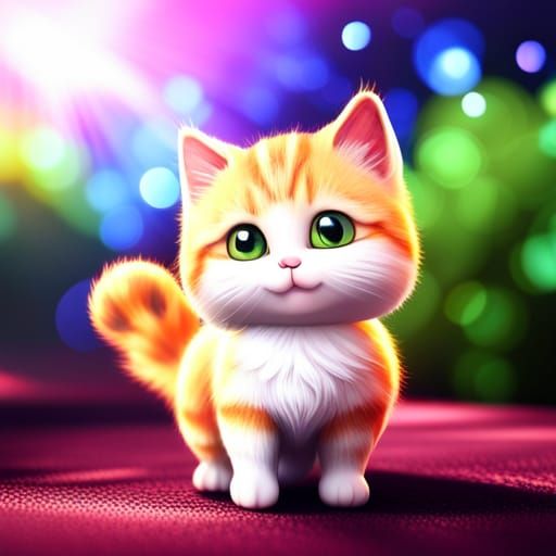 Tiny Kitty - AI Generated Artwork - NightCafe Creator