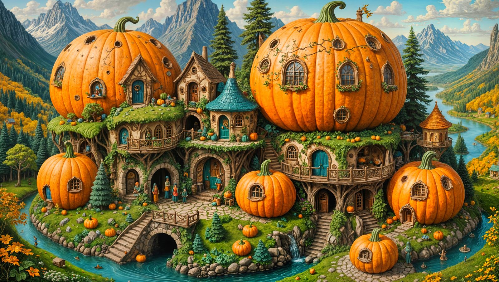 Pumpkin Hall  by @Bethsheba