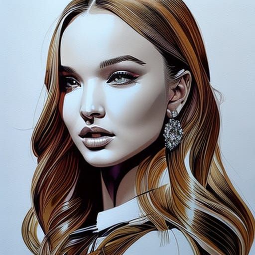 Dove Cameron - Ai Generated Artwork - Nightcafe Creator