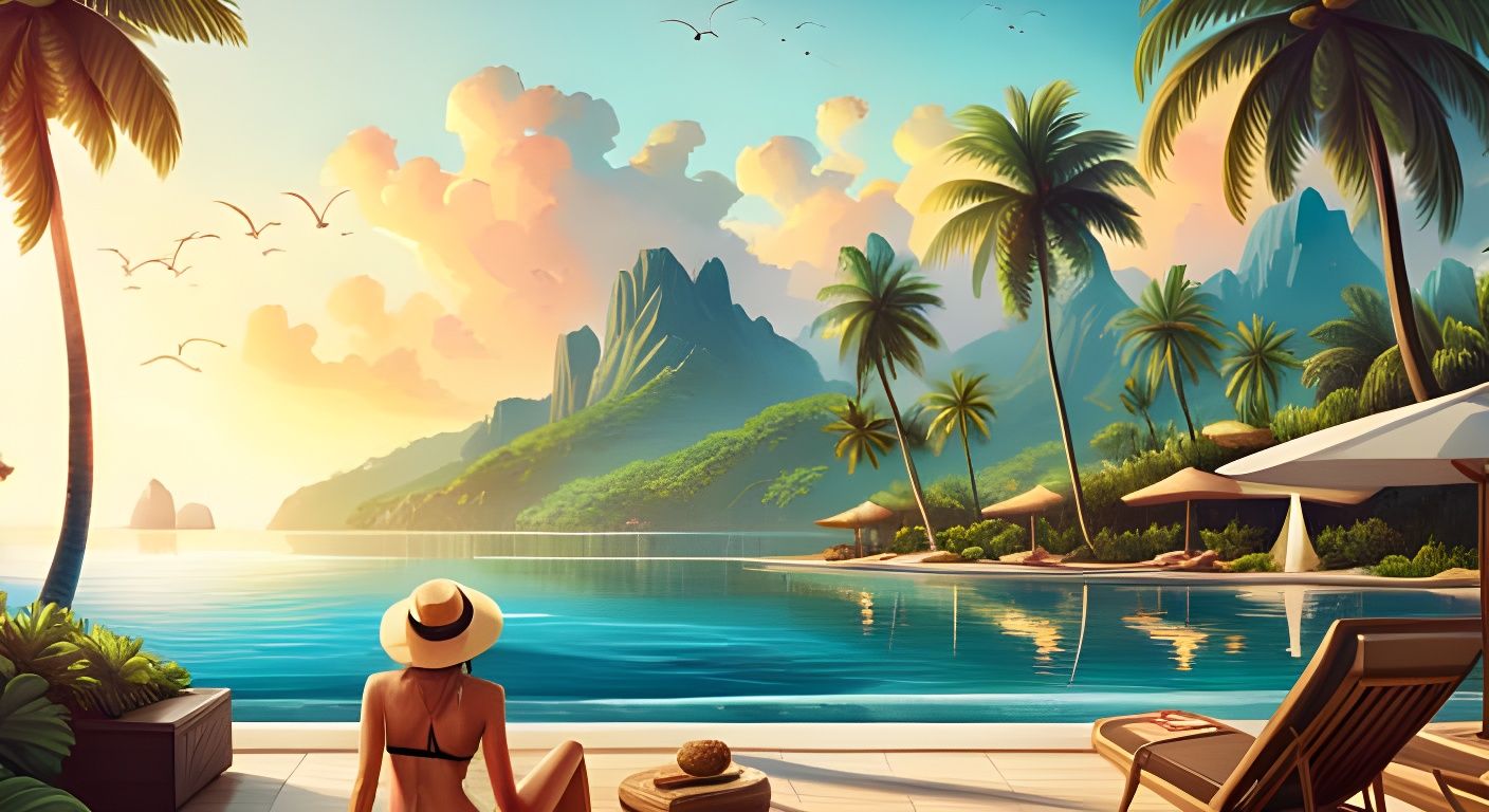 Resort Pool #1  by @ASisko