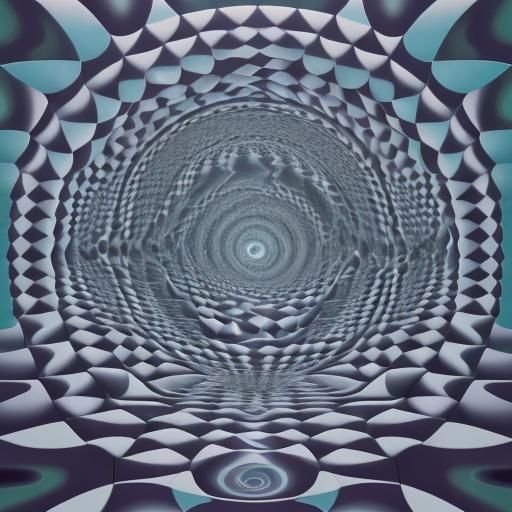 Magic Eye Optical Illusion - AI Generated Artwork - NightCafe Creator