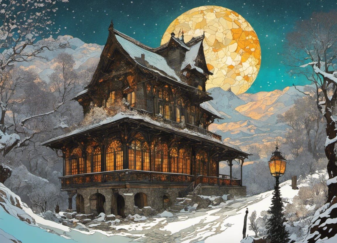 Under a winter moon