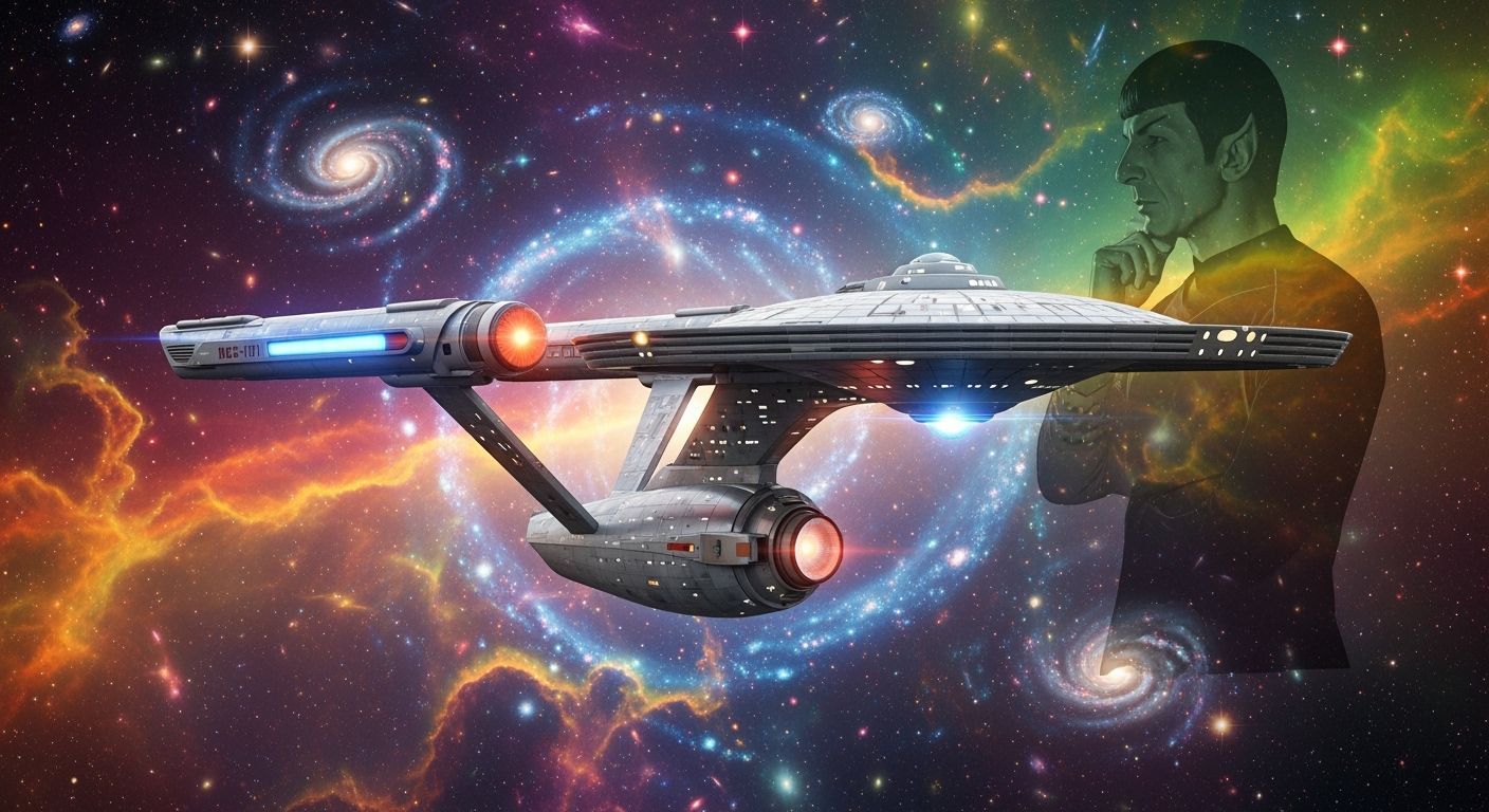 Starship Enterprise  by @undefined