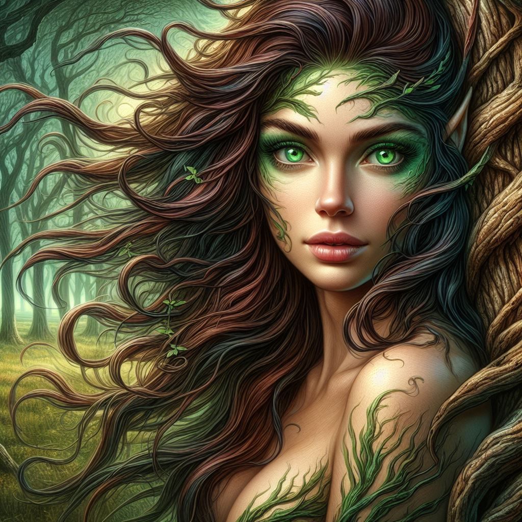 Emerging from her Tree