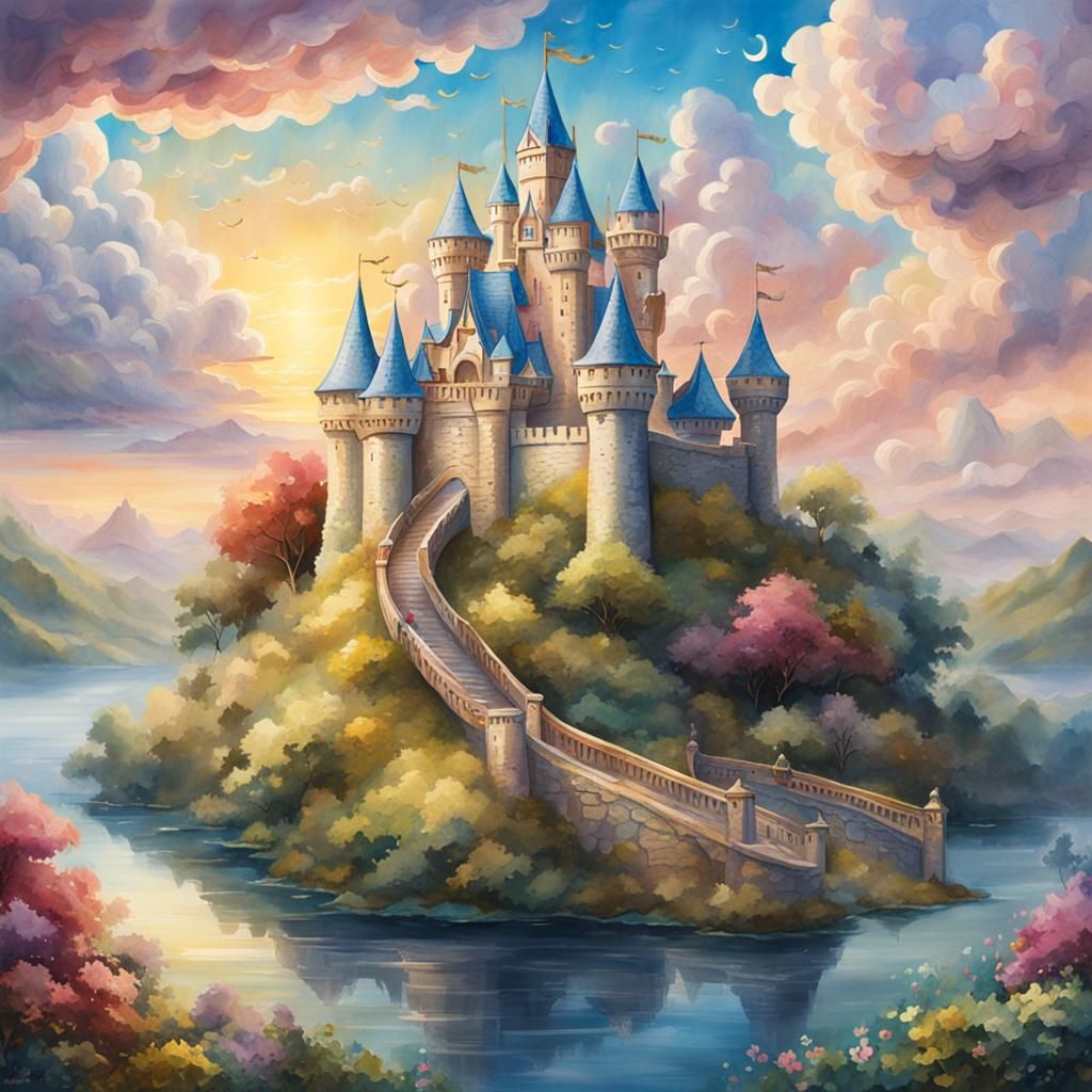  Fairytale castle.