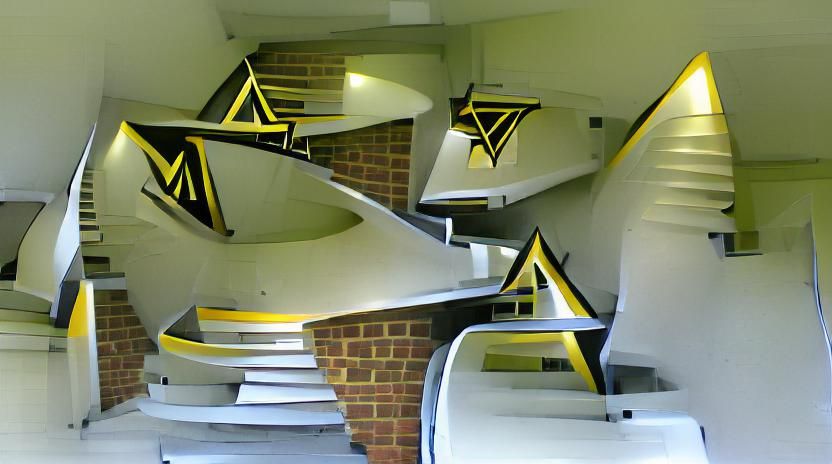 MC Esher Infinity Triangular Staircases.