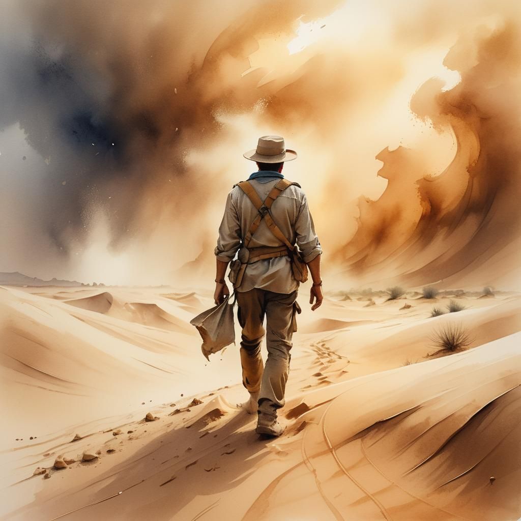 Approaching the storm