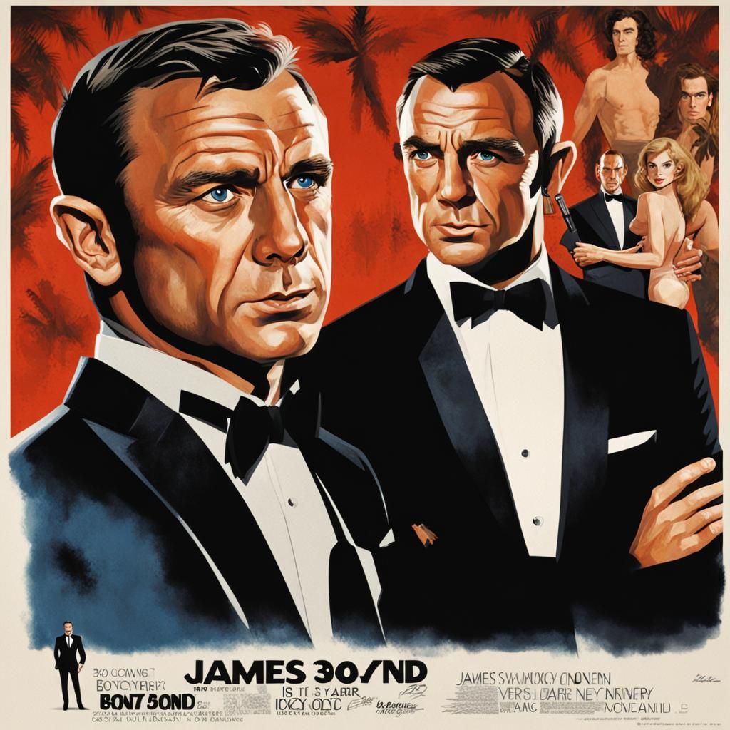 James bond is 30 year old cross between Daniel Craig and Sean Connery ...