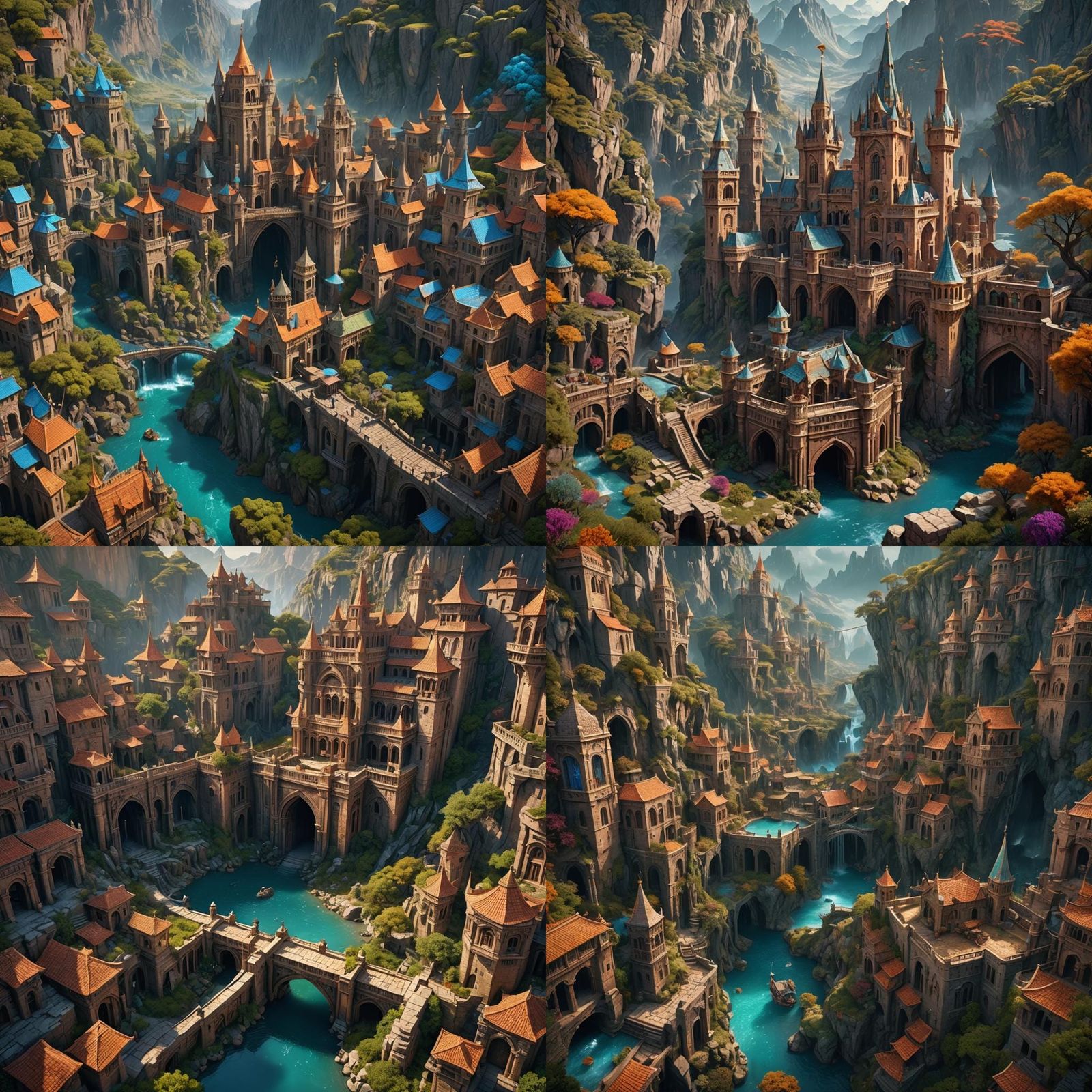 Computer Orb Held in Hand: Detailed Matte Painting