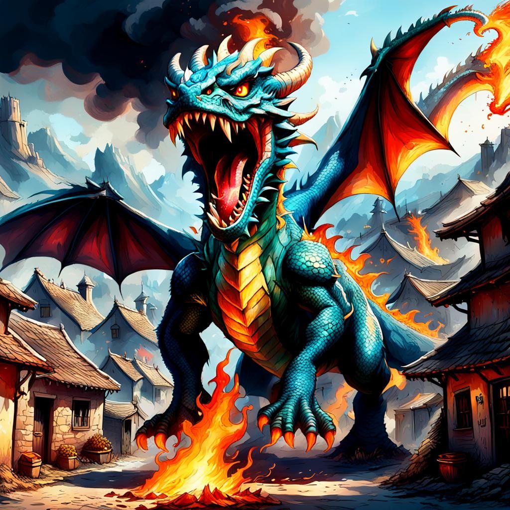 terrifying dragons