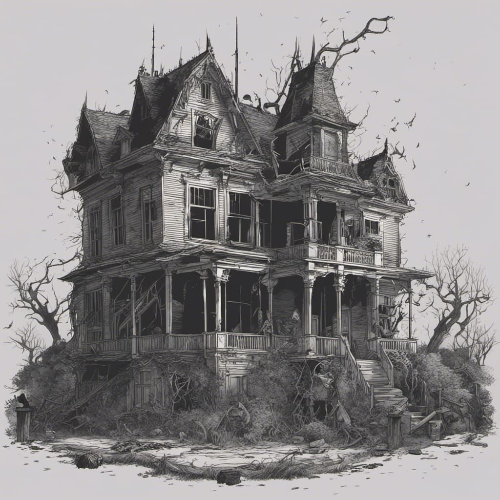 A horror story about a haunted house where the AI of the hou...