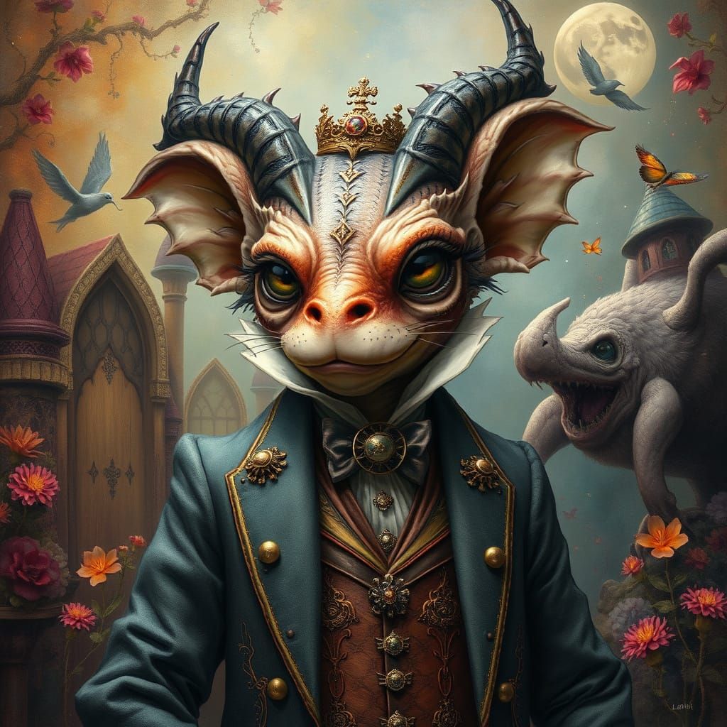 King Raxsku from planet Xkalku  by @Shaokah