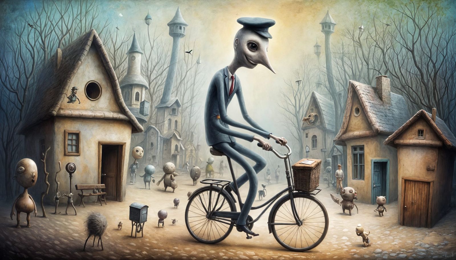 the three-armed postman