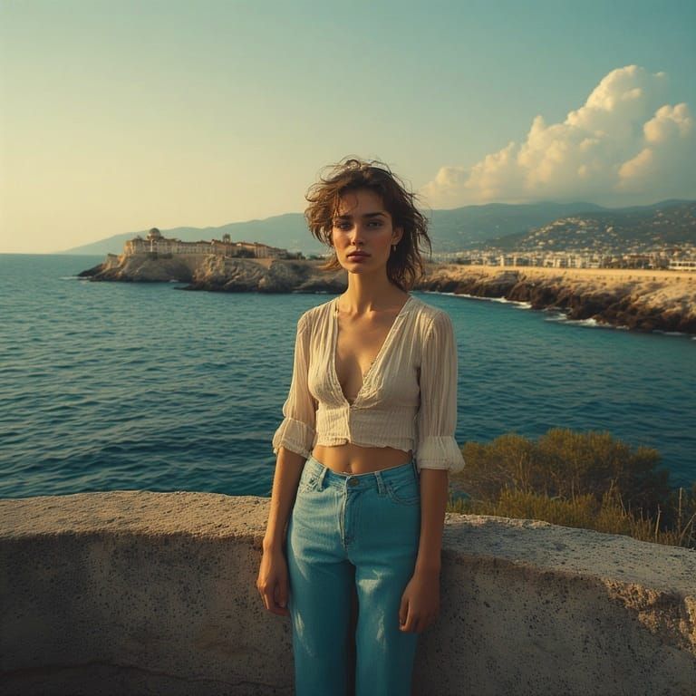 Photo shoot on the Mediterranean