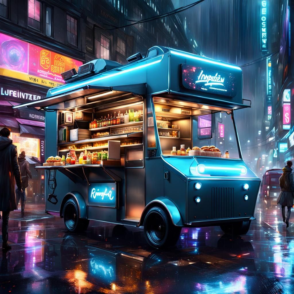 Futuristic Food Truck. #4