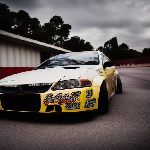 Slammed Drift Car