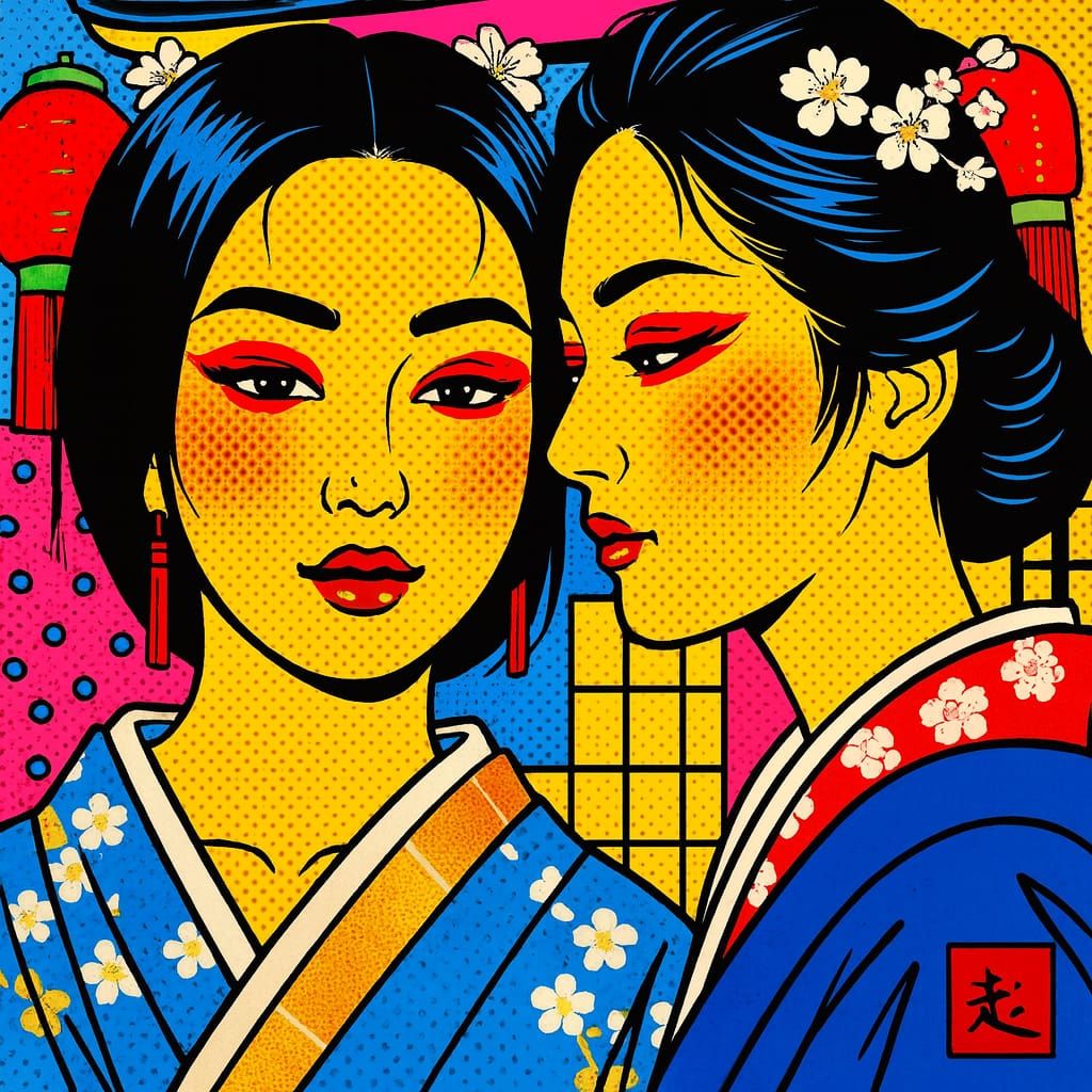 Japanese pop Art 🎨 🎭