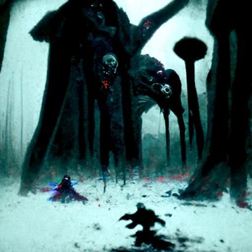 Dark mushroom world death