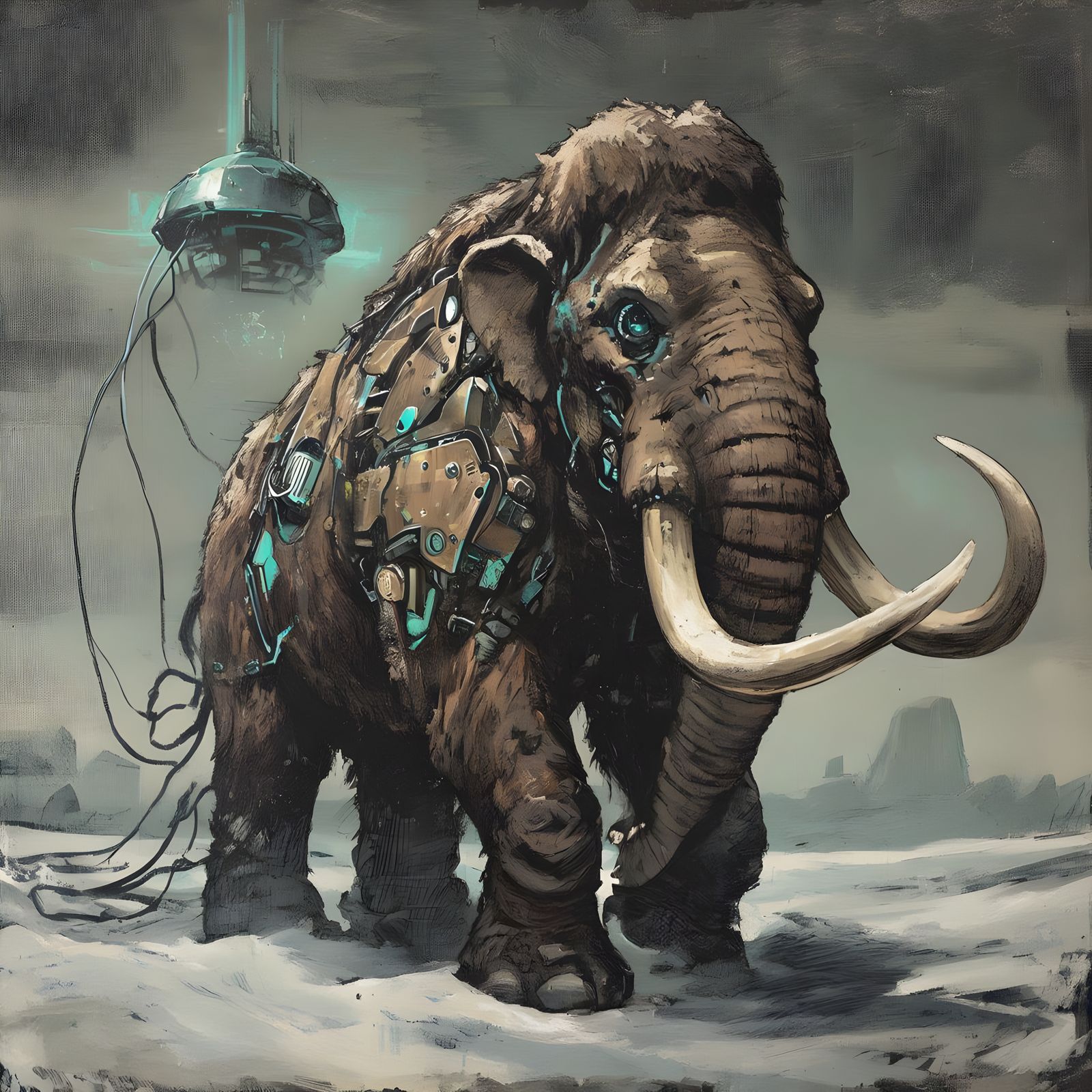 sci-fi Woolly Mammoth