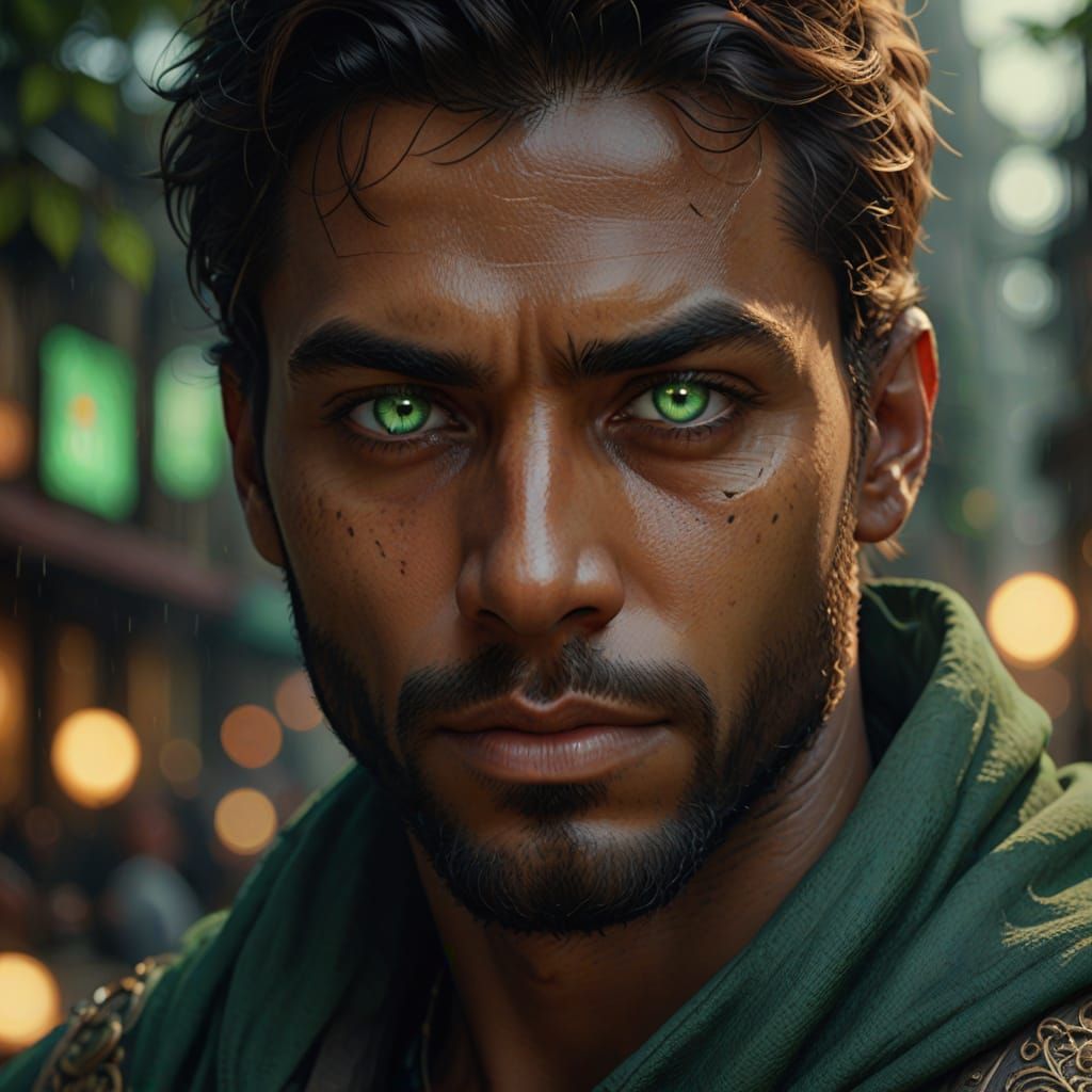 mystical green eyes  by @donna