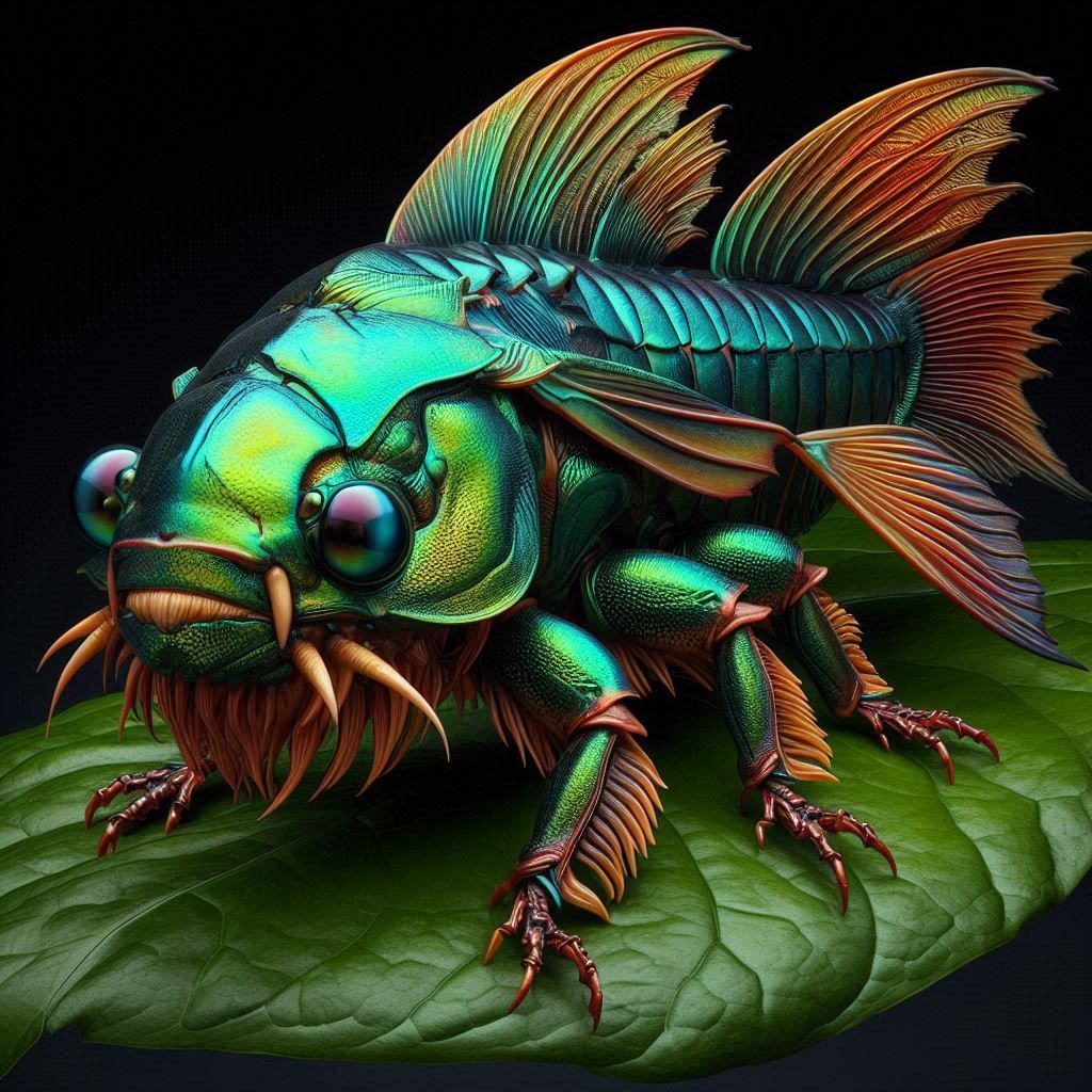 Beetle Fish Mutant Small but Deadly