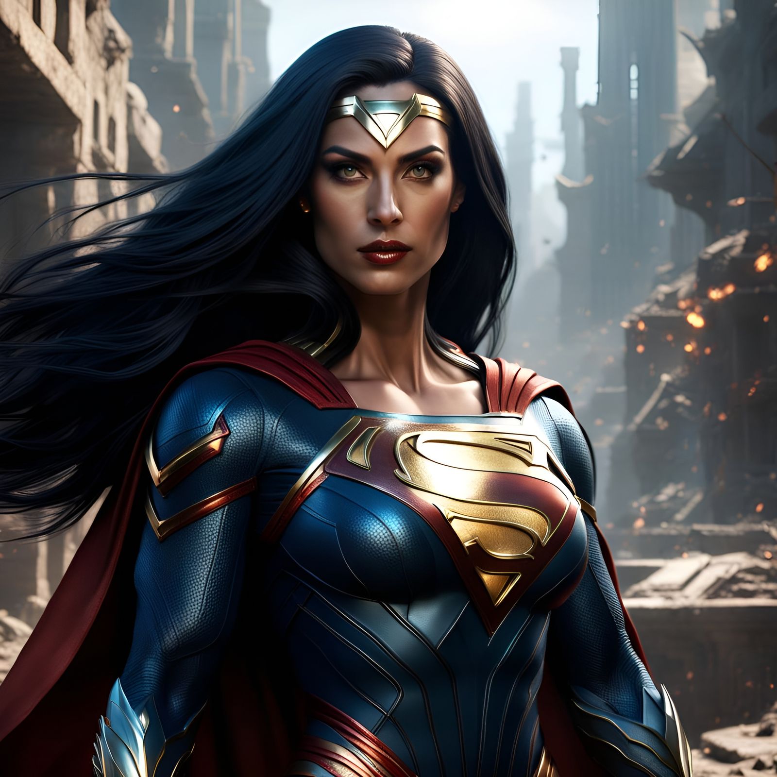 Superwoman - AI Generated Artwork - NightCafe Creator