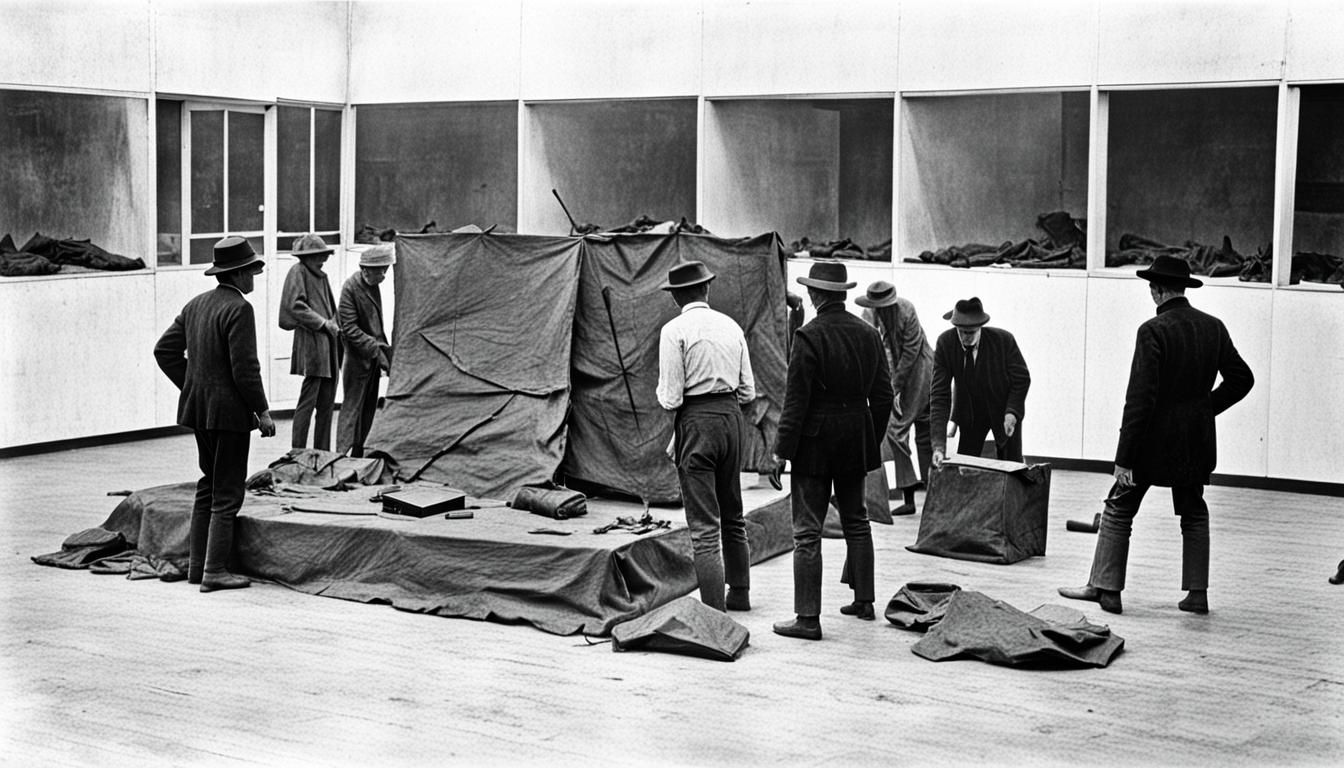 by Joseph Beuys,  artistic installation | Hasengräber, 1967