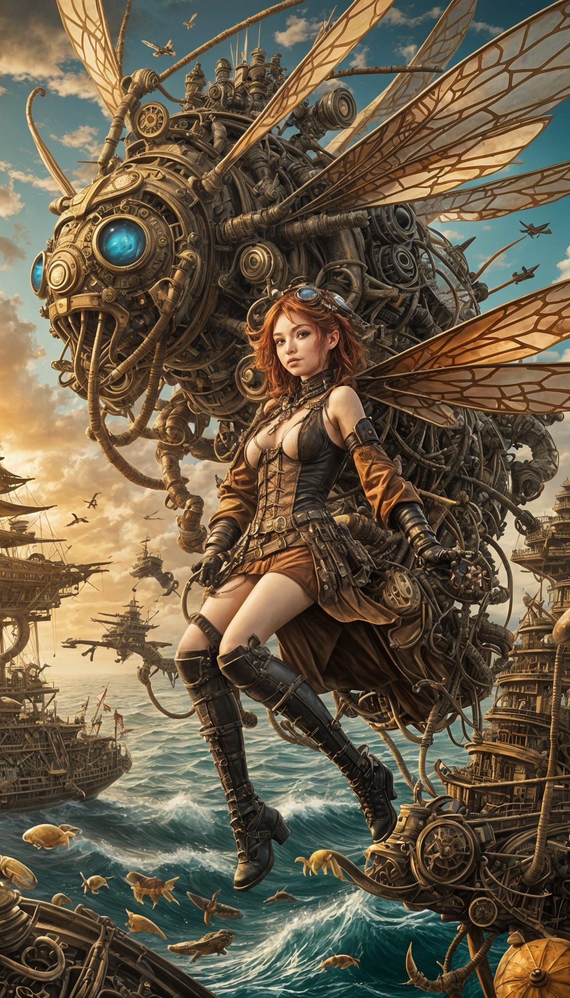 Sky Pirate, Wasp, Female  by @Raymond Mesa