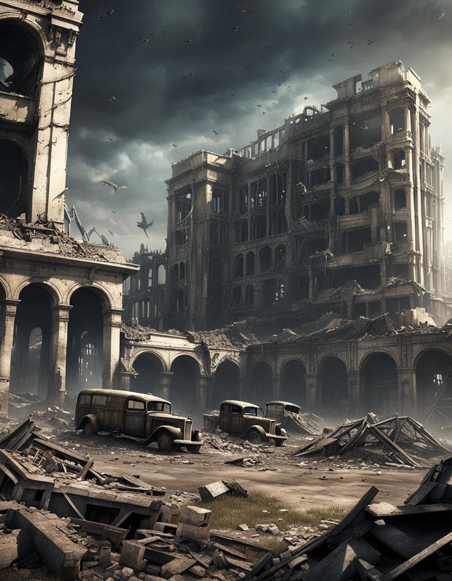 Bucharest Wasteland - AI Generated Artwork - NightCafe Creator