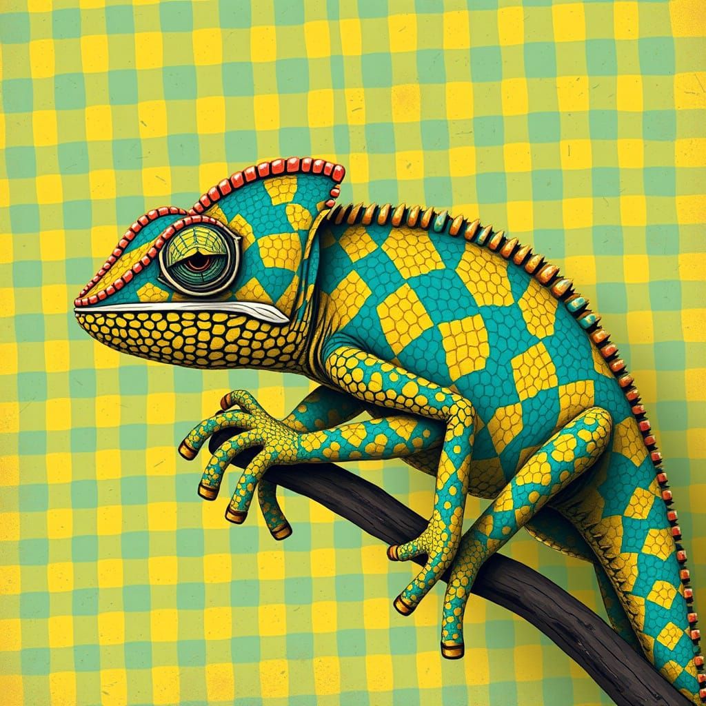 Gingham Camo  by @ScottJamz