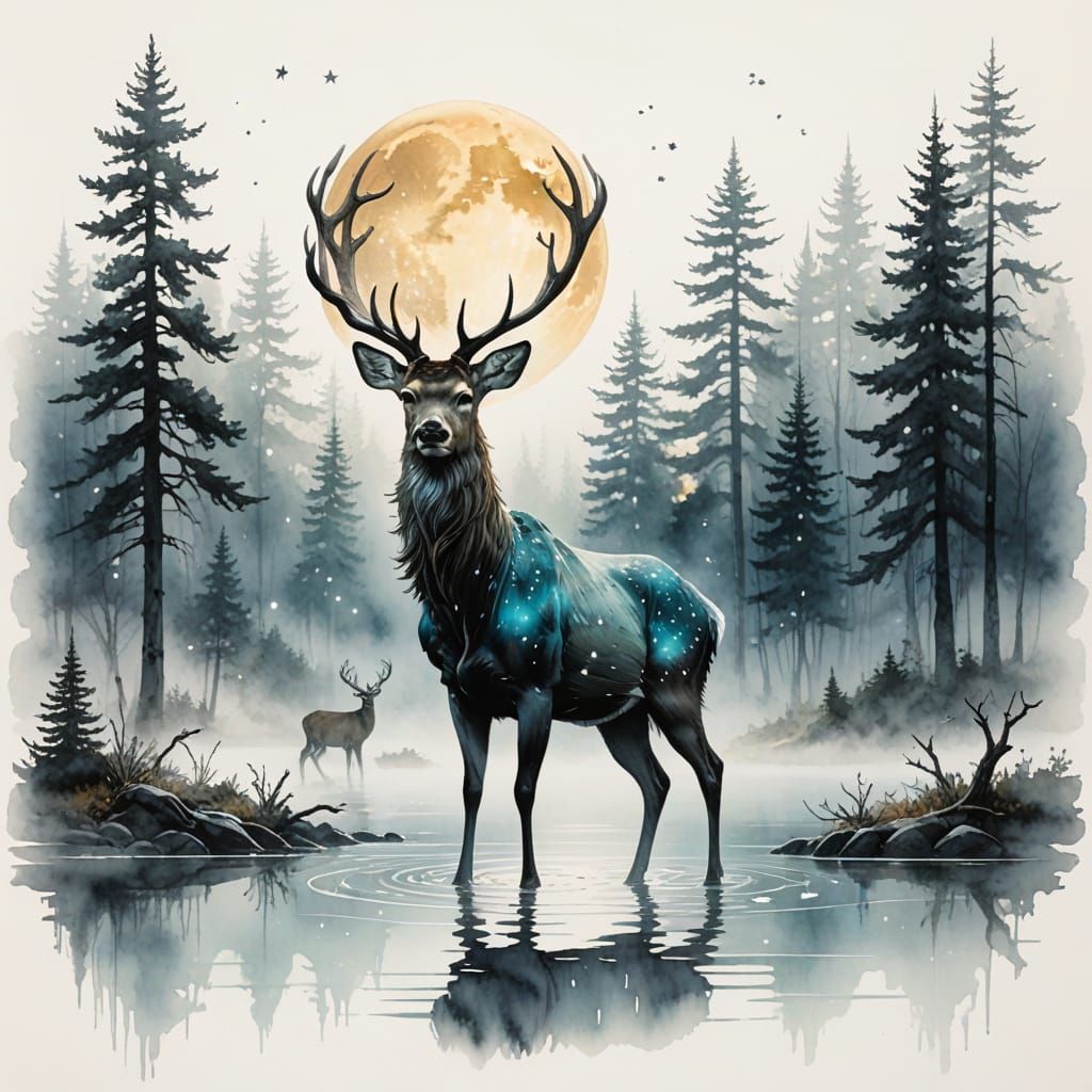 The Great Stag  by @atpollard