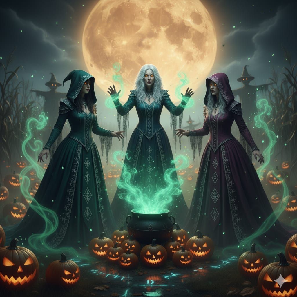 The witches pumpkin fields spell