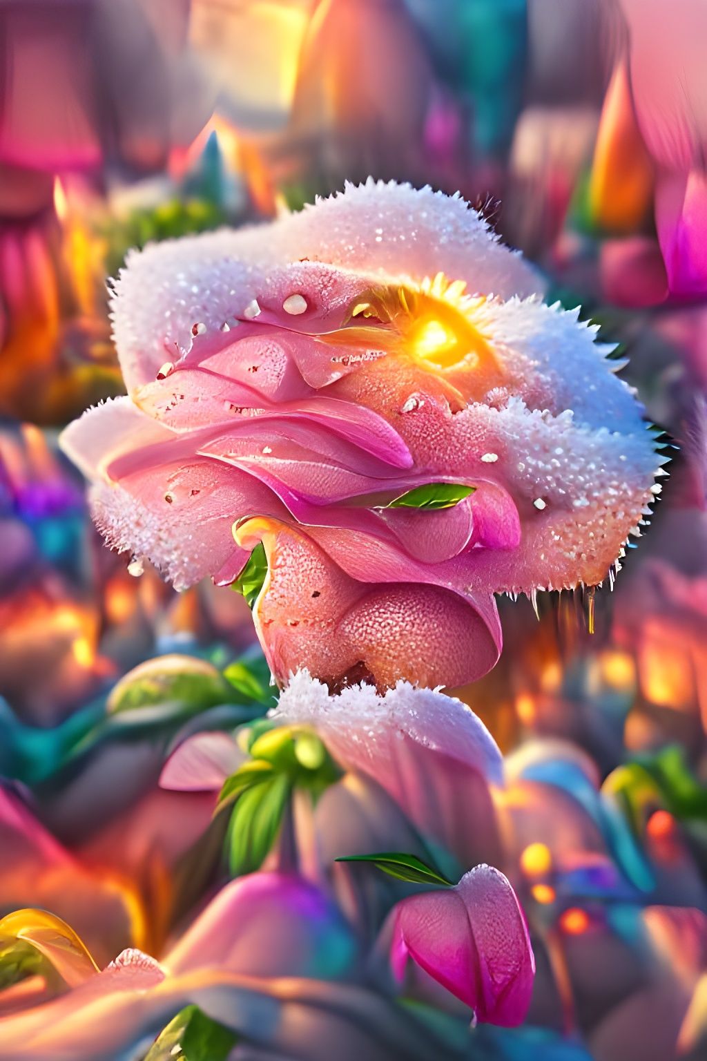 Early spring frost.