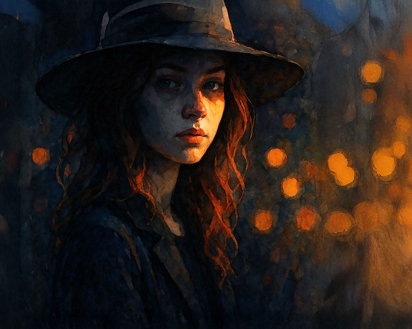 girl in hat