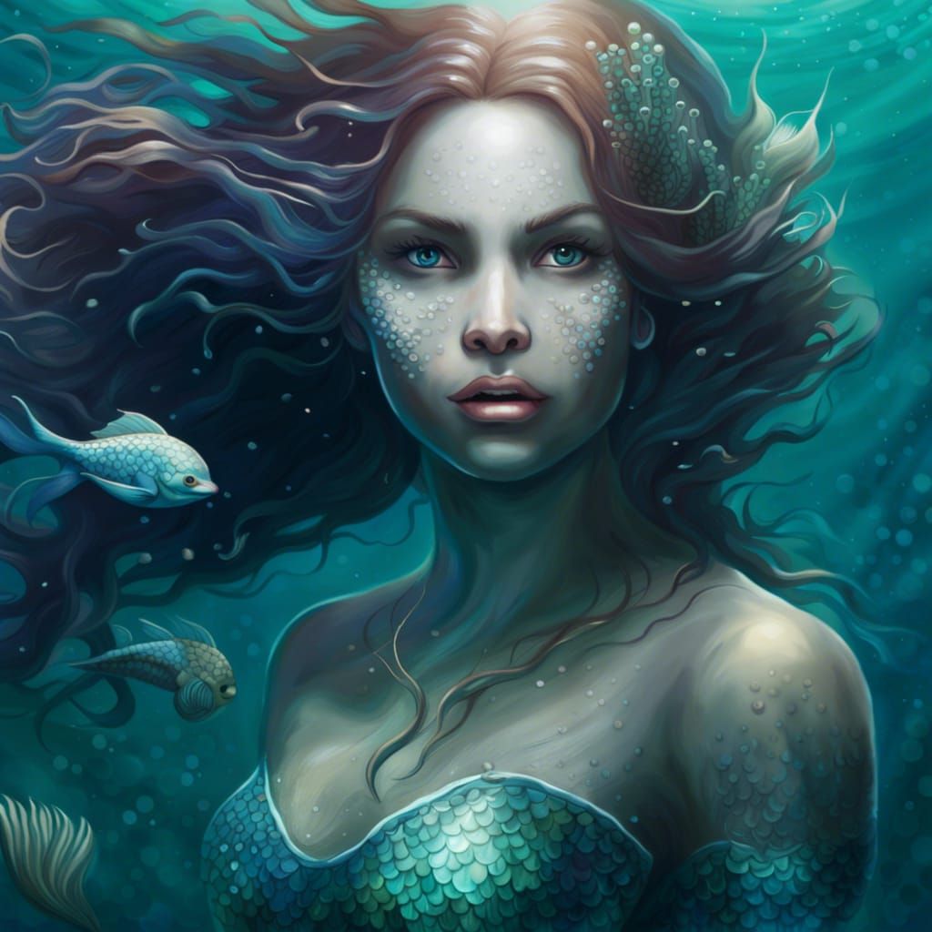 Mermaid - AI Generated Artwork - NightCafe Creator