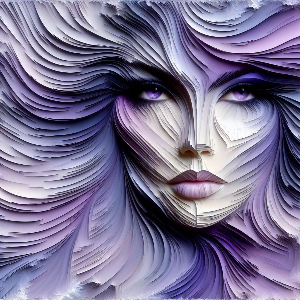 Impasto - Purple Eyed Goddess