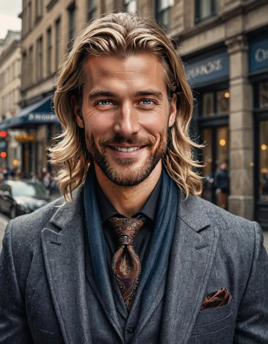 Dapper Man in the City