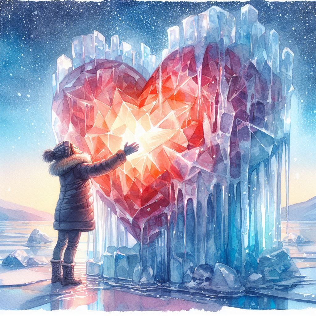 To Thaw a Frozen Heart (Series of 9 Images) 🧊💙