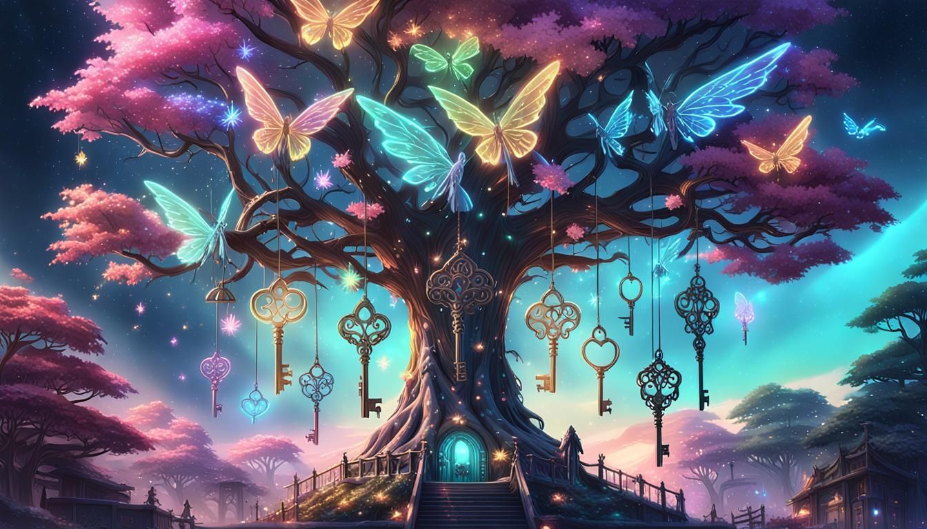 The Tree of the Magic Keys  by @Yui