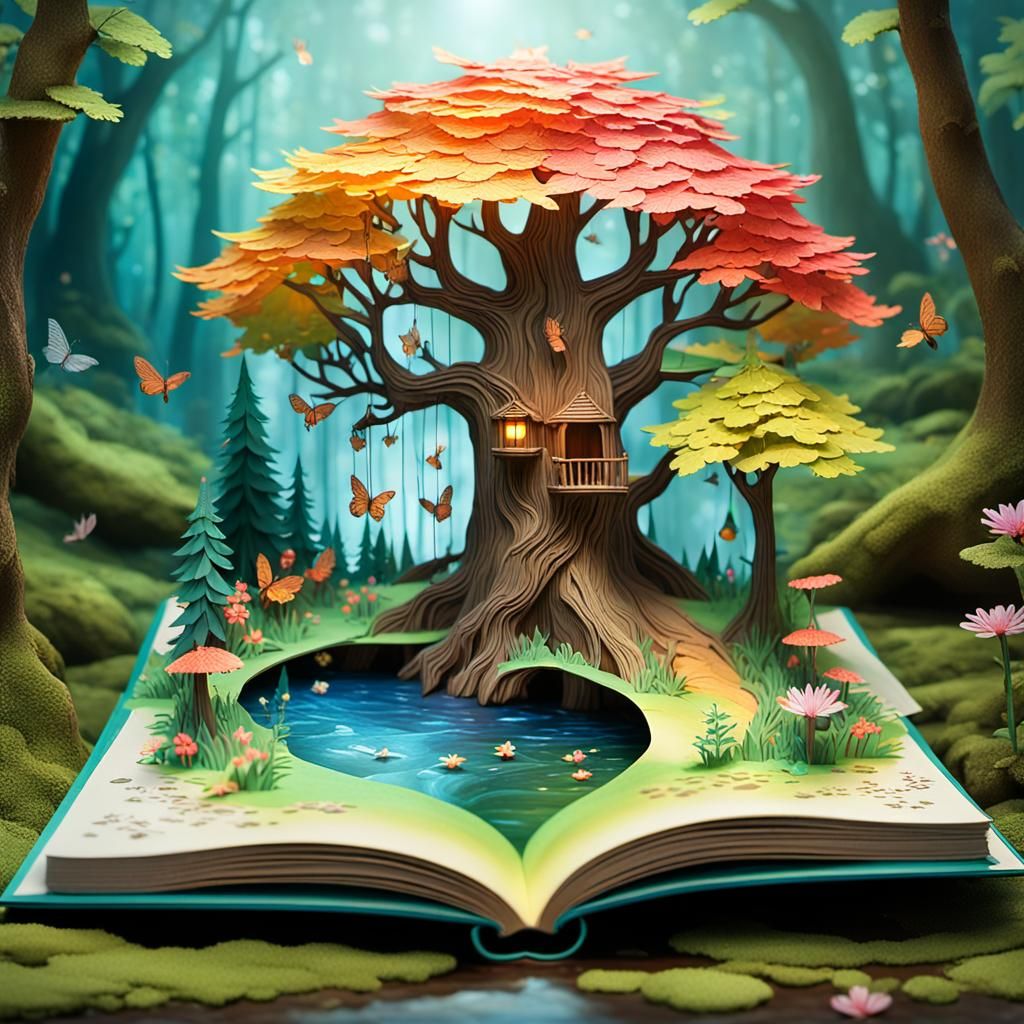  pop up book   by @llTupill