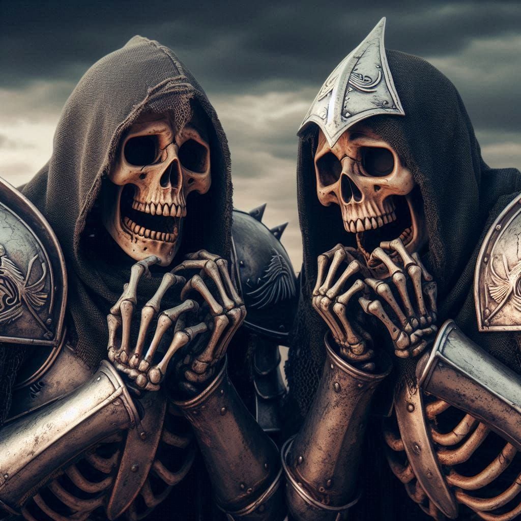 Why don't skeletons fight each other? They don't have the gu...