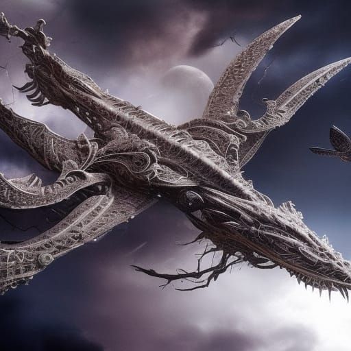 Stone Dragon  brilliant stunning intricate meticulously deta...