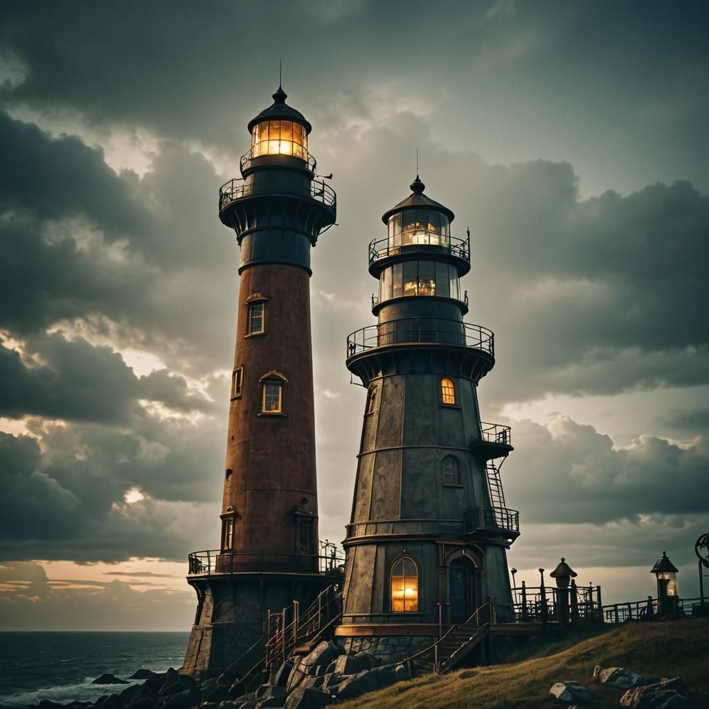 steampunk lighthouse