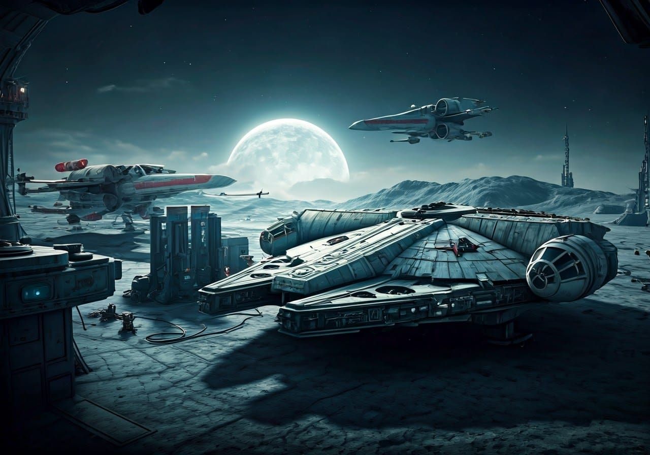 Spaceship refuelling  by @Nobody