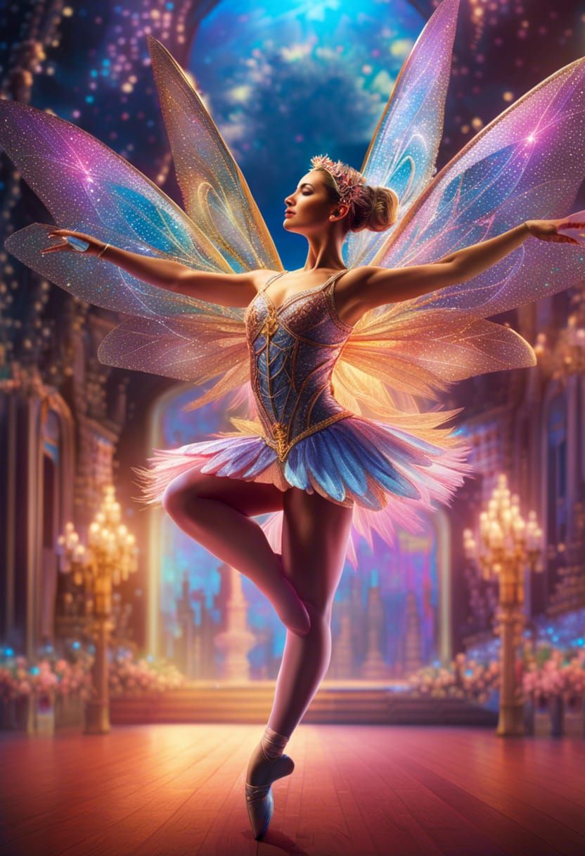 Easier On The Feet With Glitter Wings