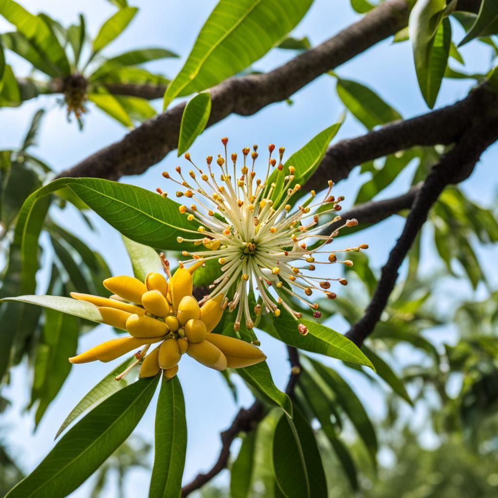 mango tree blossom