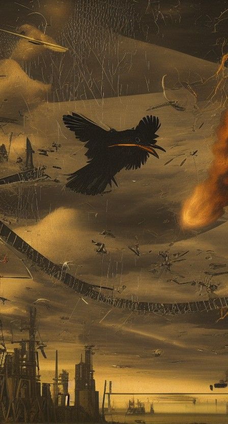 Flying Raven