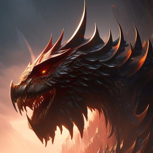 dragon Epic cinematic brilliant stunning intricate meticulou...