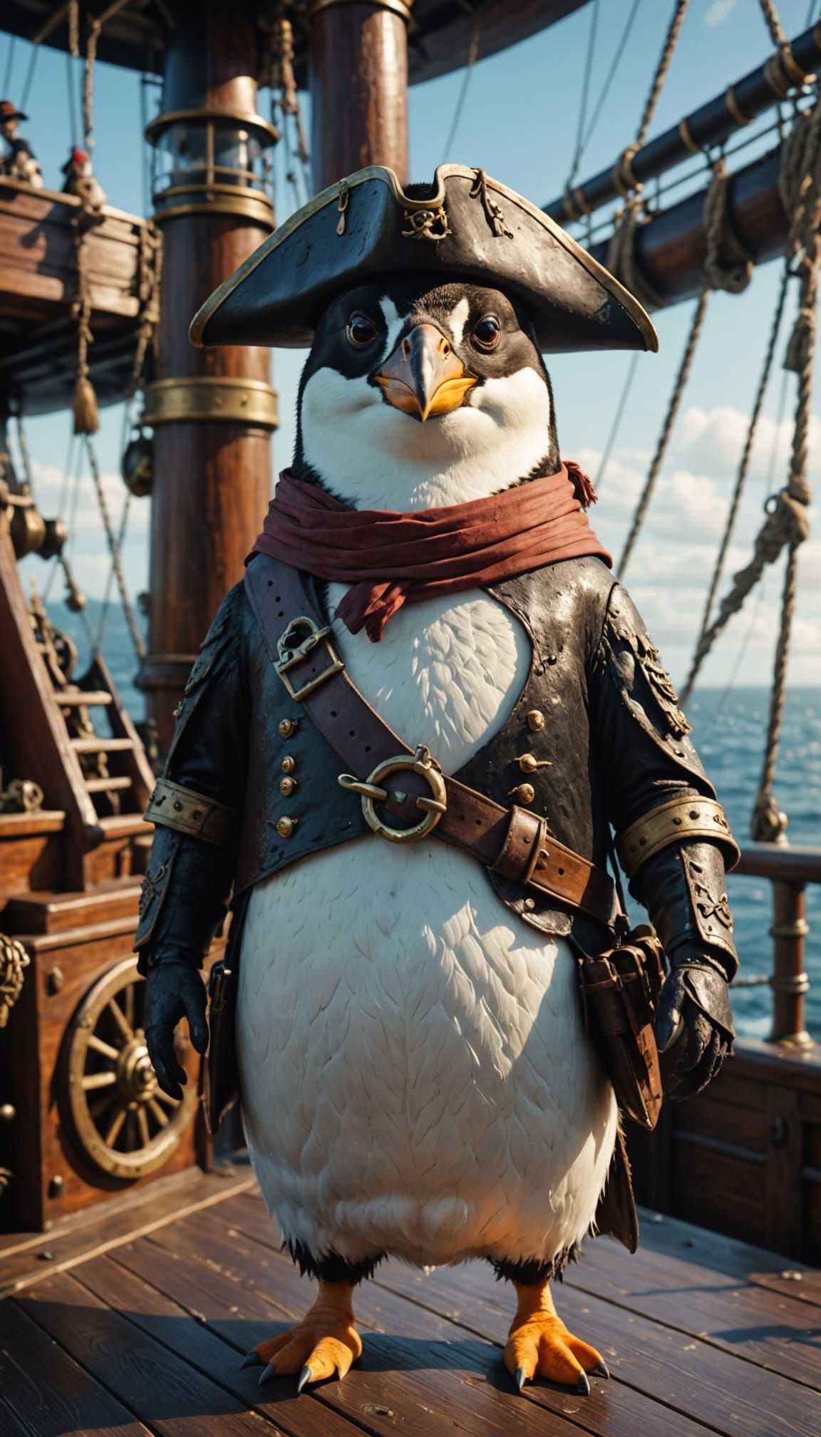 Pengy the Pirate  by @FoolishSpirit