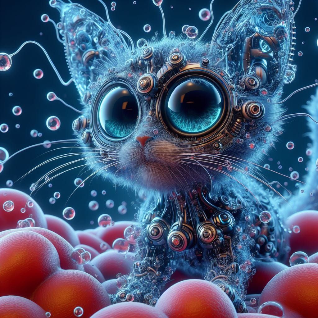 Tiniest Cyborg Kitten!